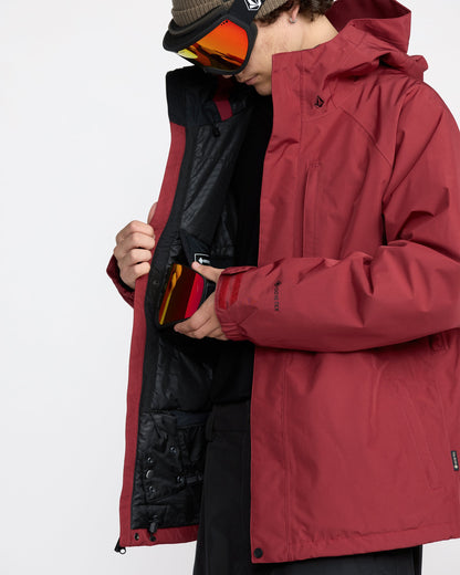 Men's Dua Gore-Tex Jacket-Burnt Red-Volcom