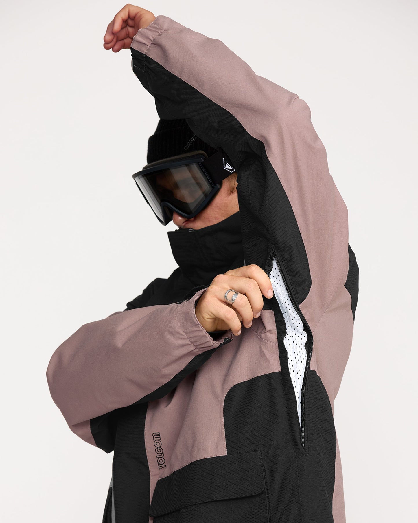 Men's Kleveland Shell Jacket-Pale Mauve-Volcom