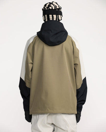 Men's Brighton Full Zip Jacket-Military-Volcom