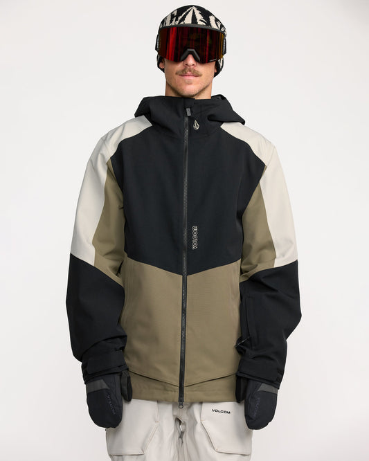 Men's Brighton Full Zip Jacket-Military-Volcom