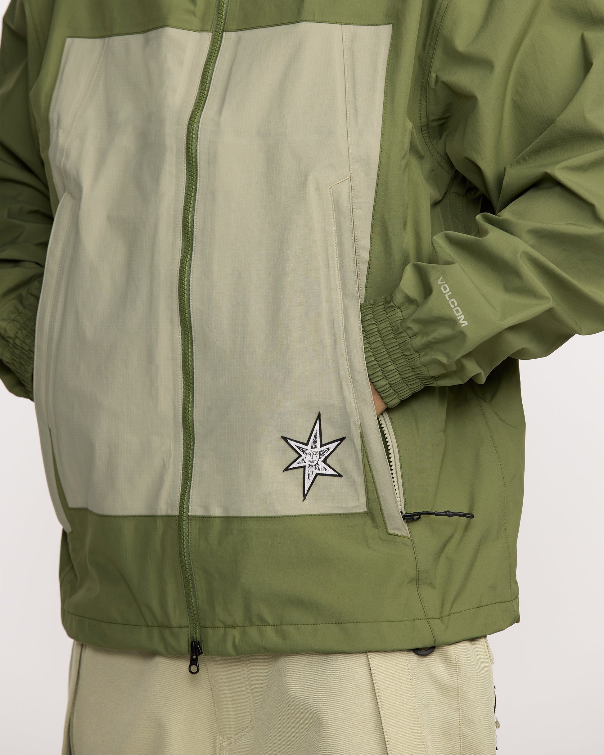 Men's Arthur 3L Jacket-Dark Olive-Volcom