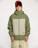Men's Arthur 3L Jacket-Dark Olive-Volcom