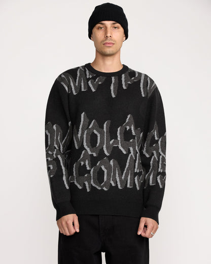 Men's Stone Jacquard Sweater