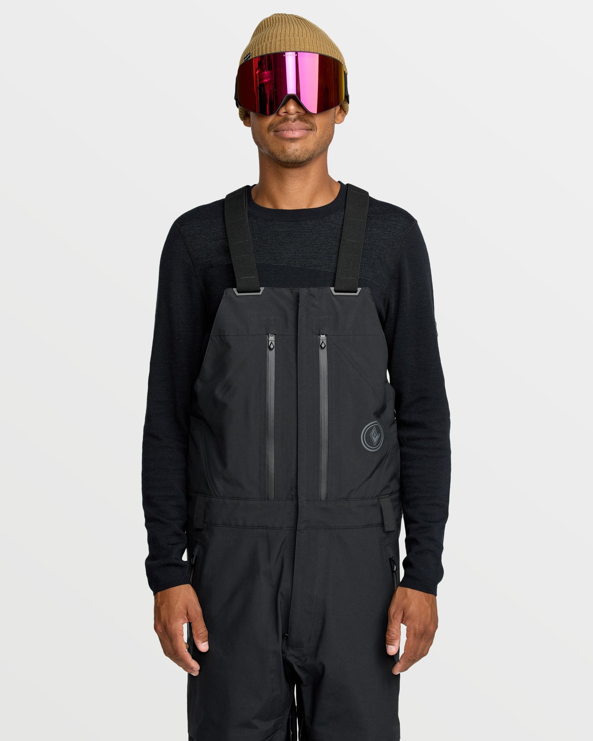Volcom Men's Anyox Gore-Tex Pro Shell Bib Black