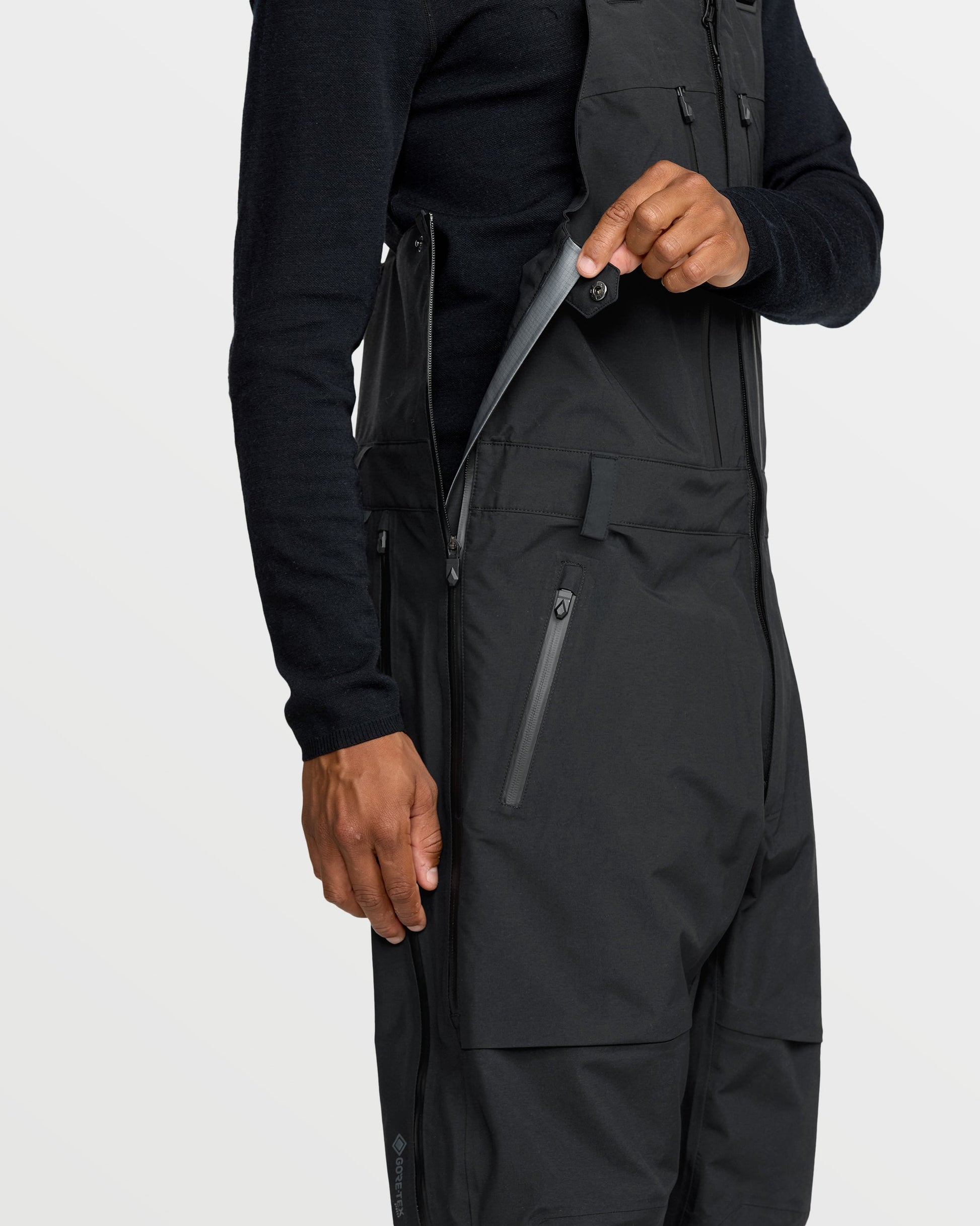 Men's Anyox Gore-Tex Pro Shell Bib-Black-Volcom