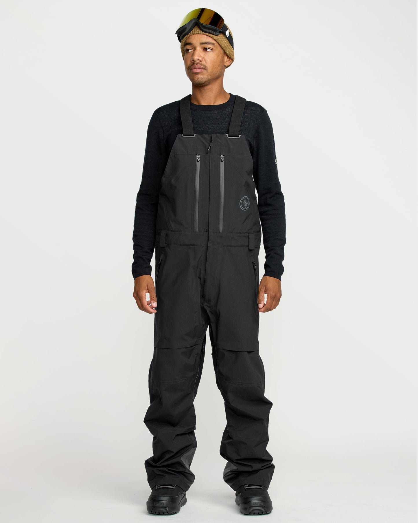 Men's Anyox Gore-Tex Pro Shell Bib-Black-Volcom