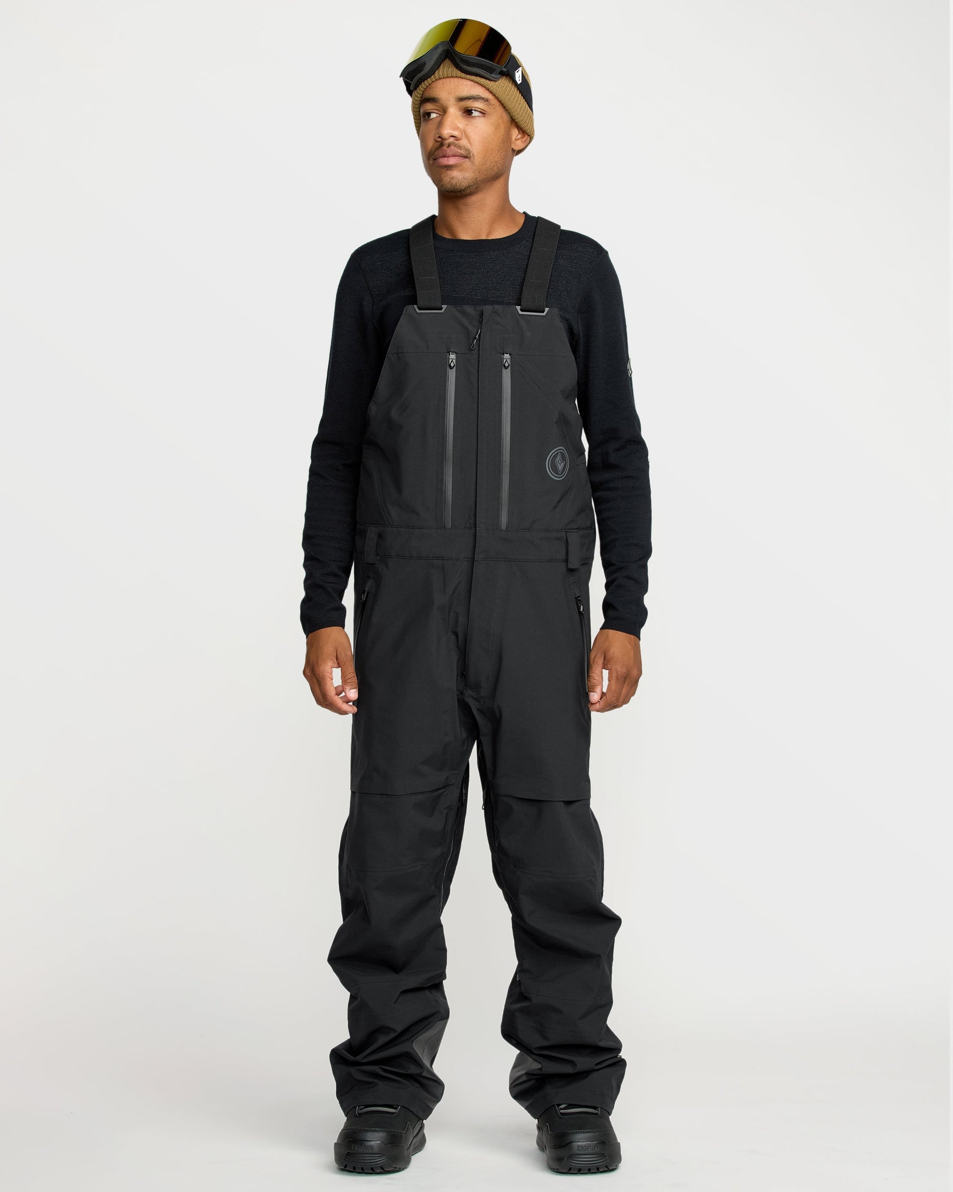 Men's Anyox Gore-Tex Pro Shell Bib-Black-Volcom
