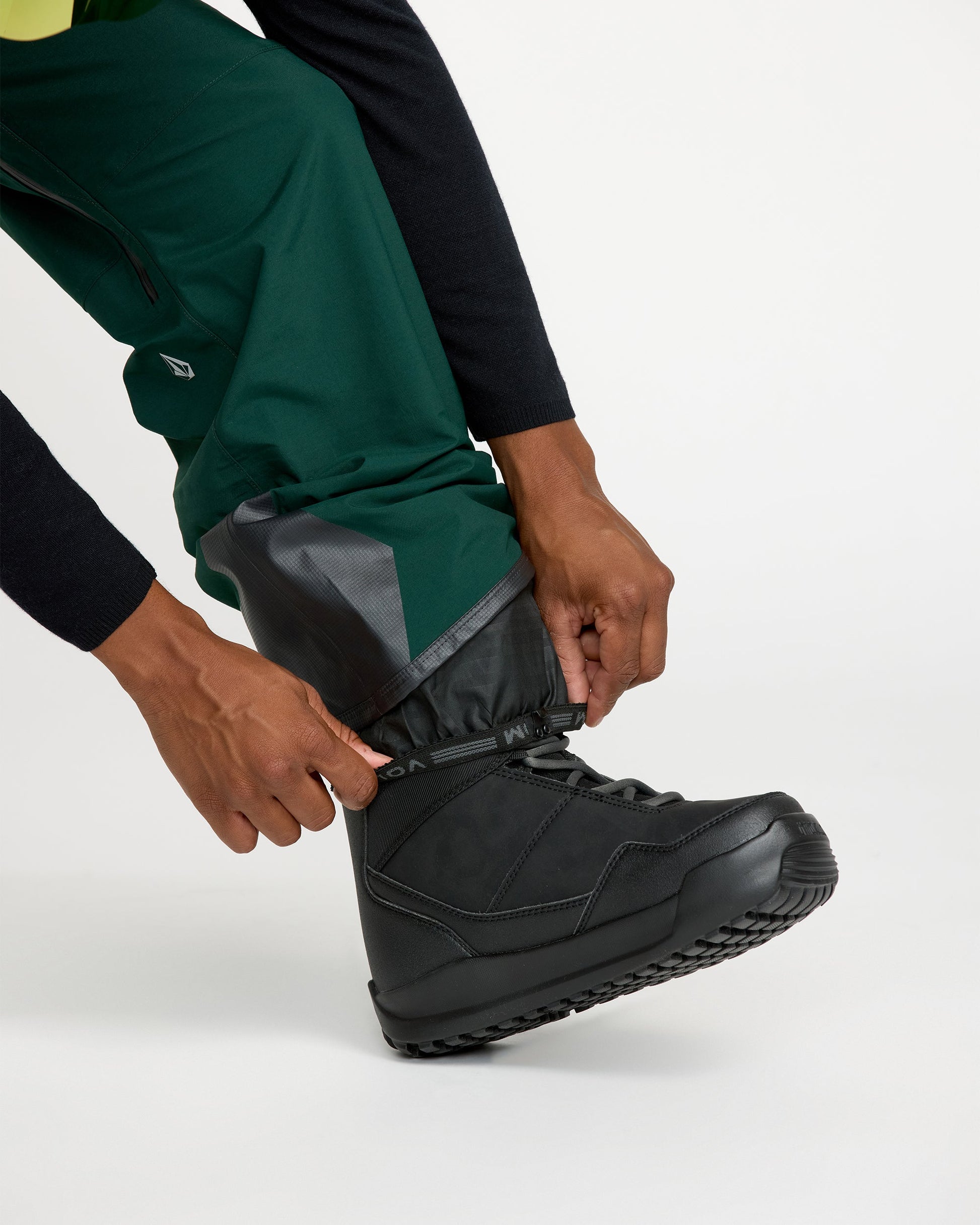 Men's Guide Gore-Tex Pro Shell Pants-Black Green-Volcom
