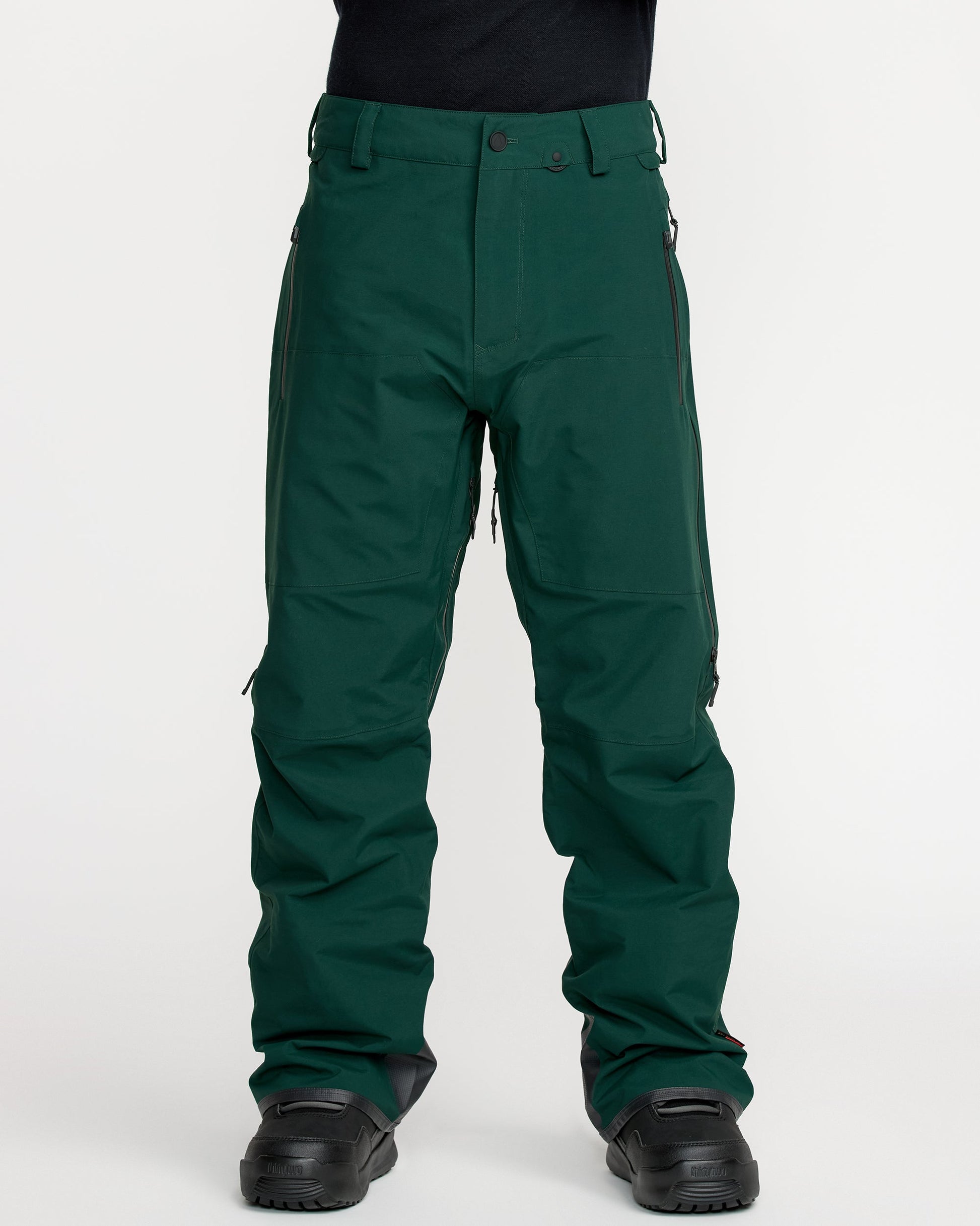 Men's Guide Gore-Tex Pro Shell Pants-Black Green-Volcom