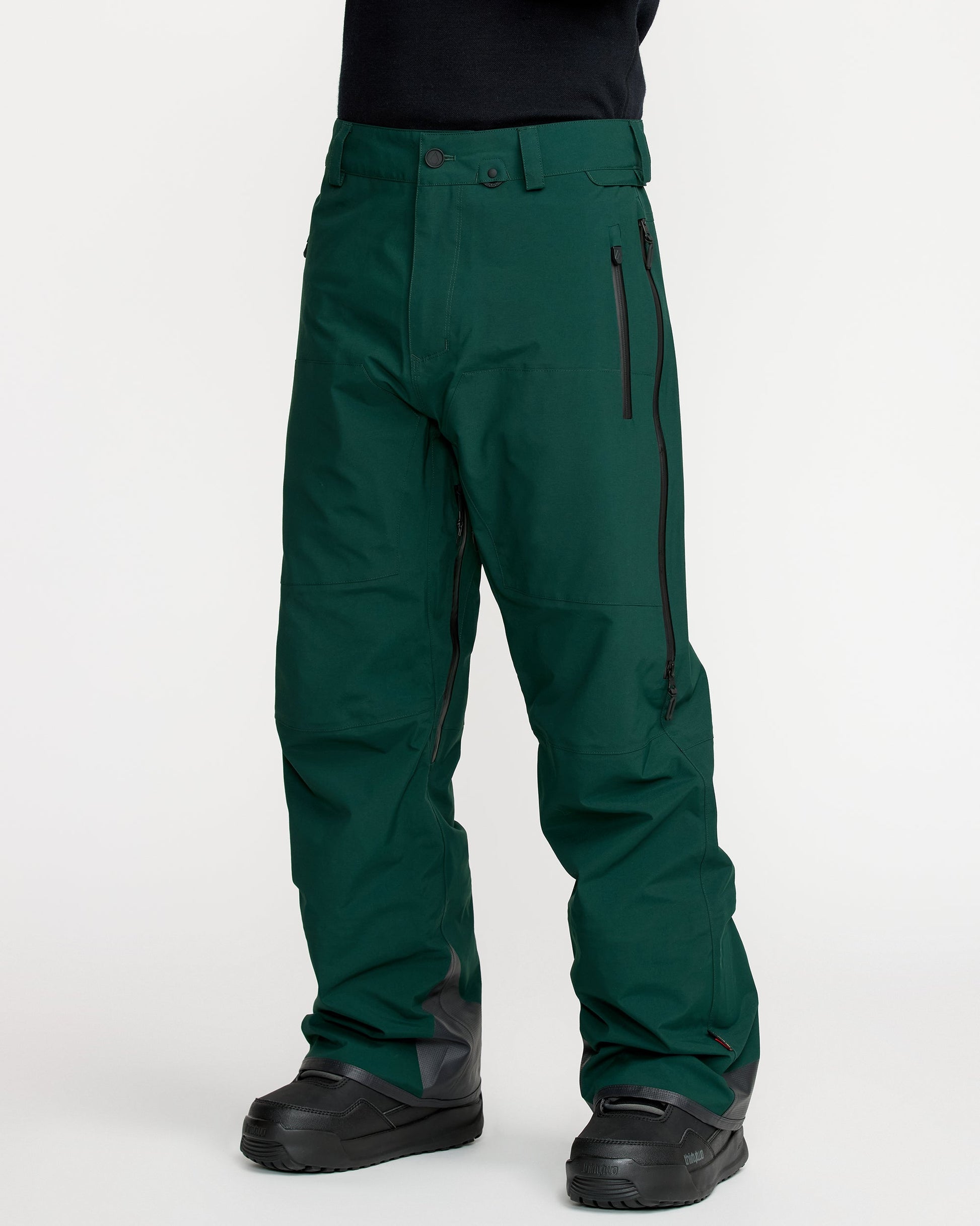 Men's Guide Gore-Tex Pro Shell Pants-Black Green-Volcom