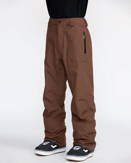 Men's L Gore-Tex Pants-Brown-Volcom