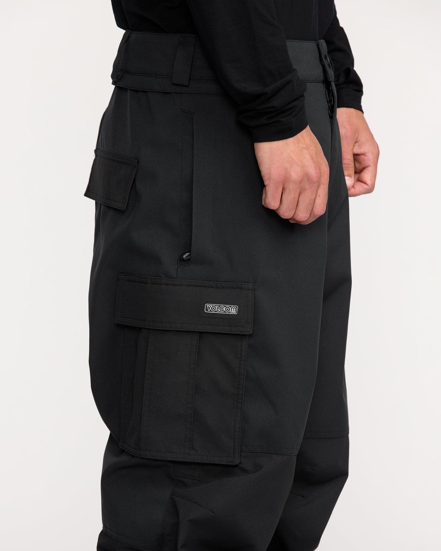 Men's Nwrk Baggy Pants-Black-Volcom