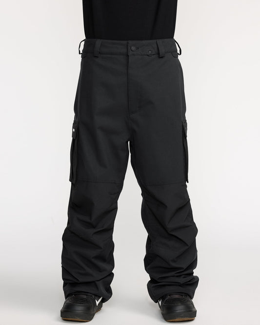 Men's Nwrk Baggy Pants-Black-Volcom