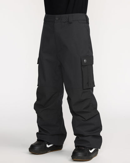Men's Nwrk Baggy Pants-Black-Volcom