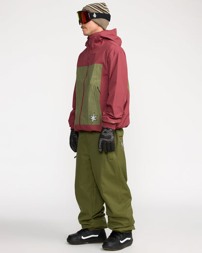 Volcom Men's Arthur 20K Pants Dark Olive