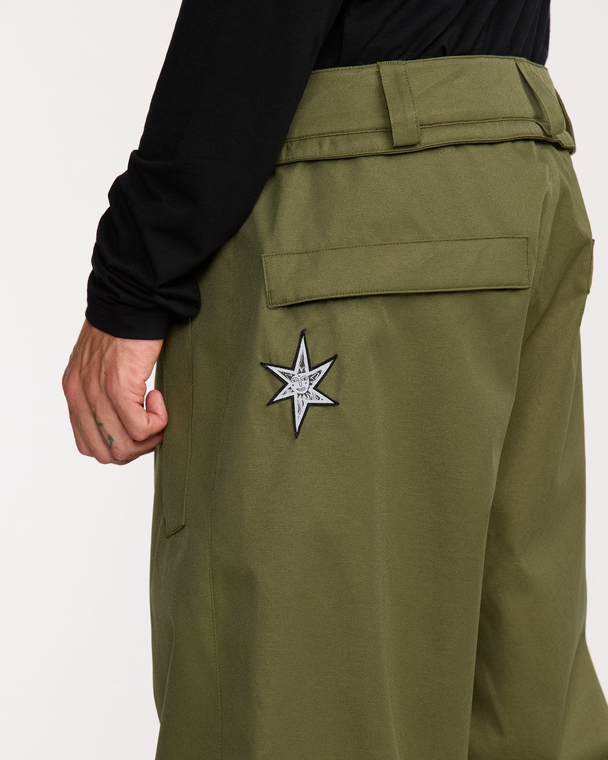 Men's Arthur 20K Pants-Dark Olive-Volcom