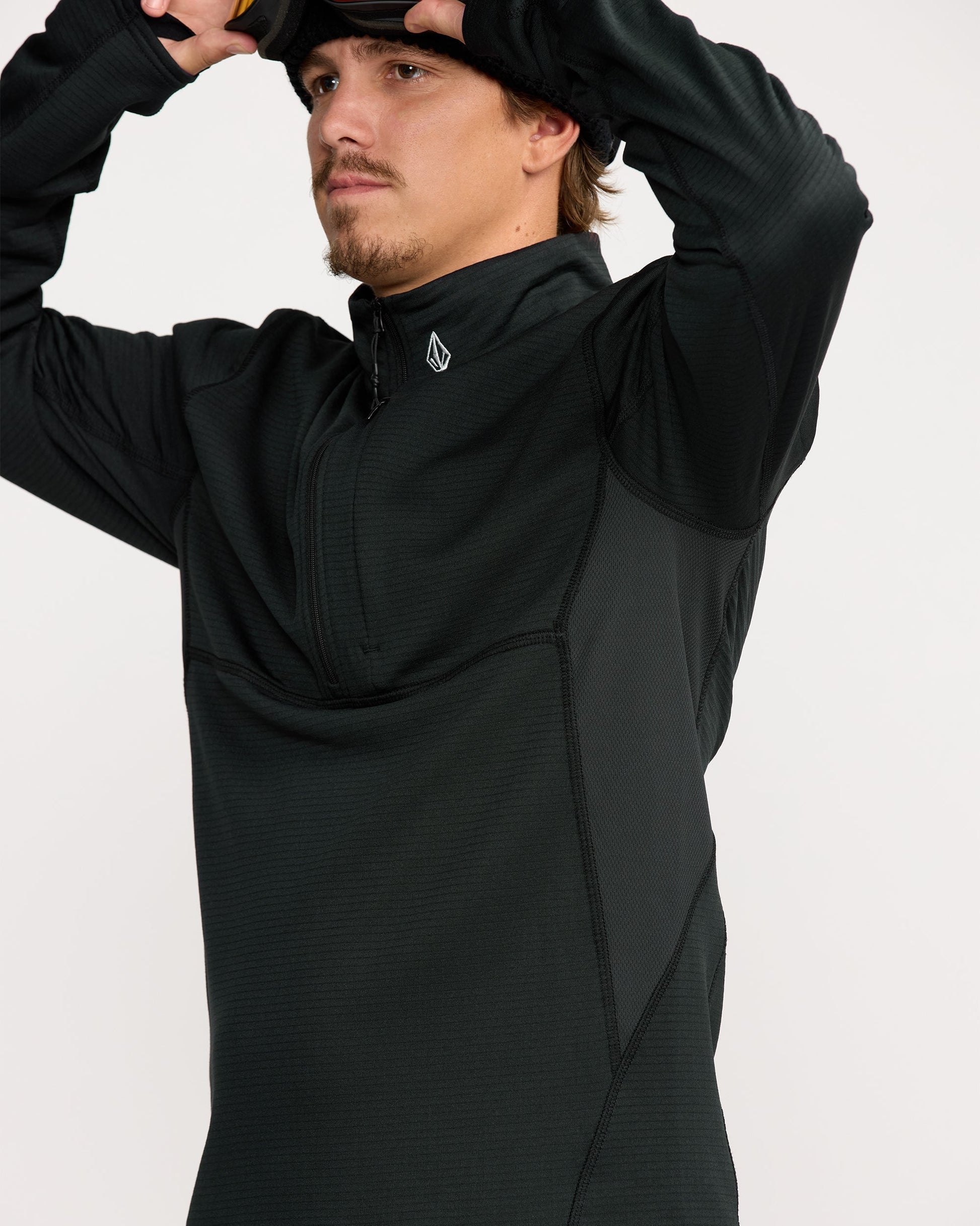 Men's Gridlock Mockneck