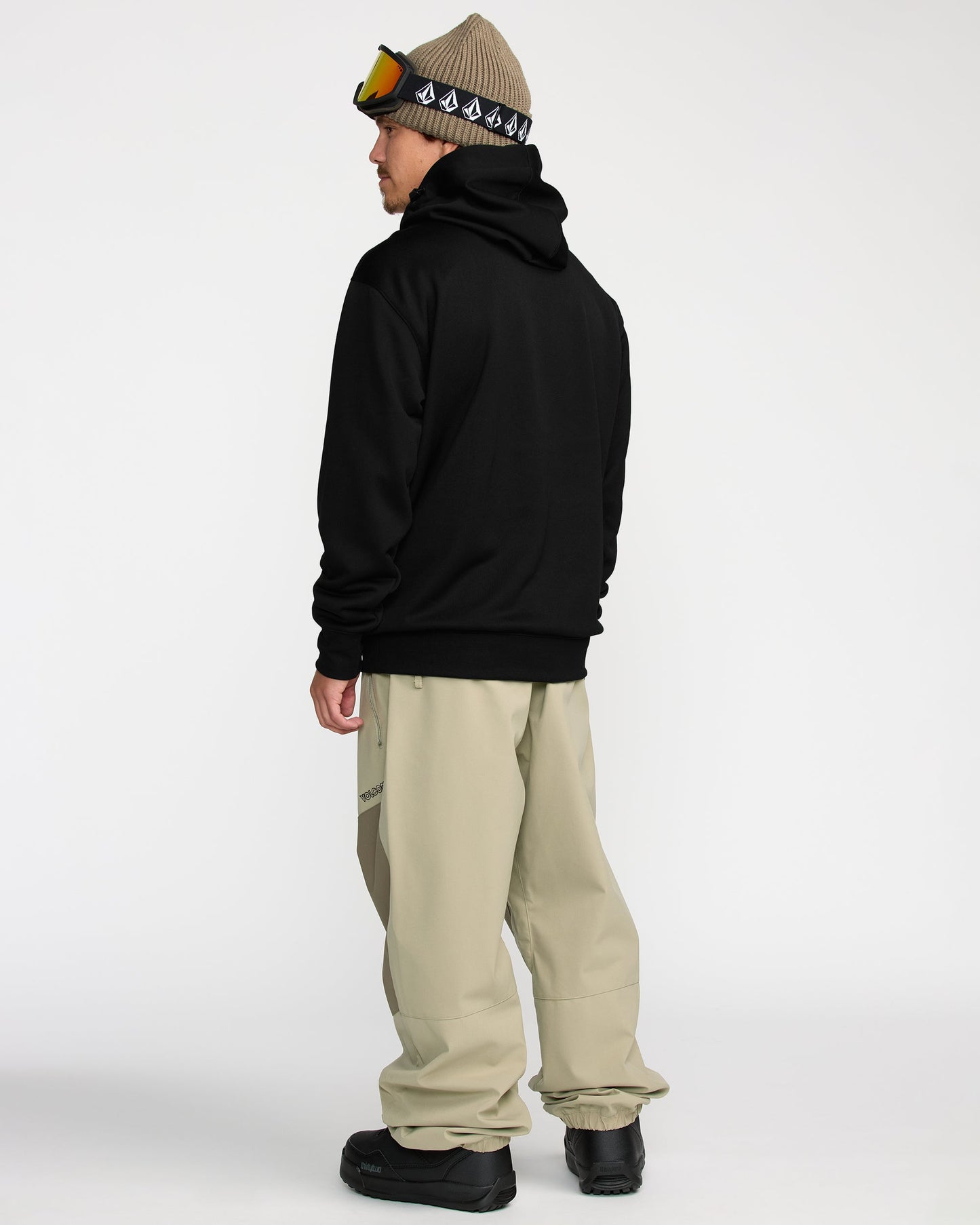 Men's Hydro Riding Hoodie-Black-Volcom