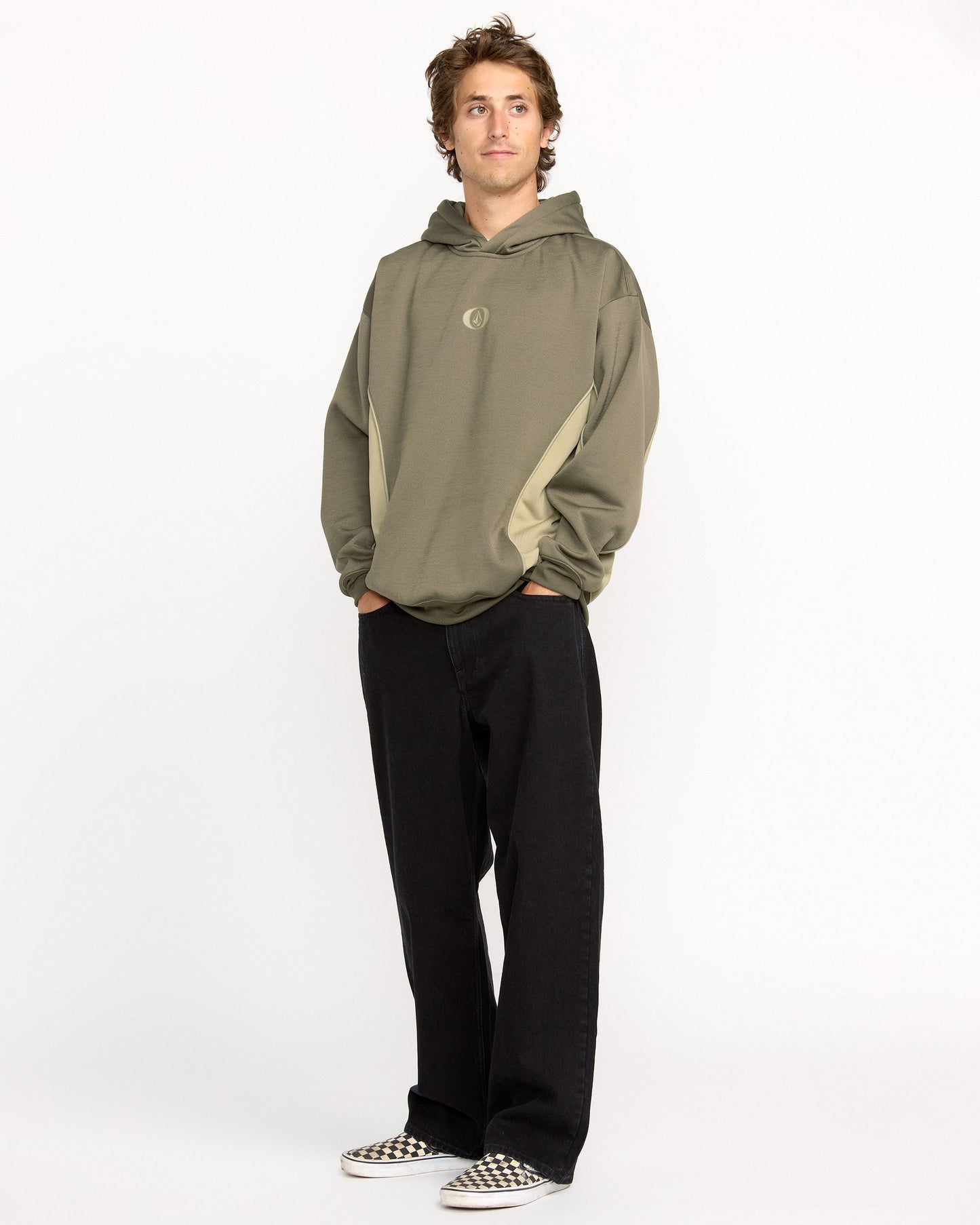 Men's Vital Hydro Pullover-Military-Volcom