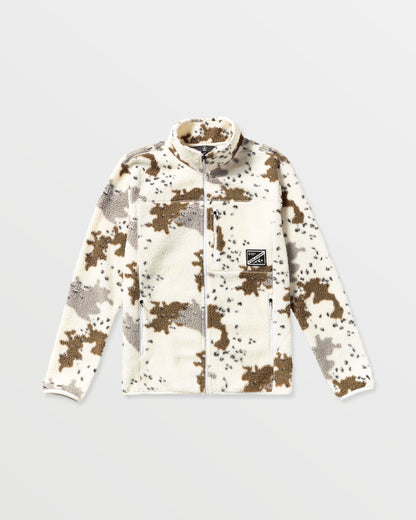 Volcom Men's Nelson Sherpa Full Zip White