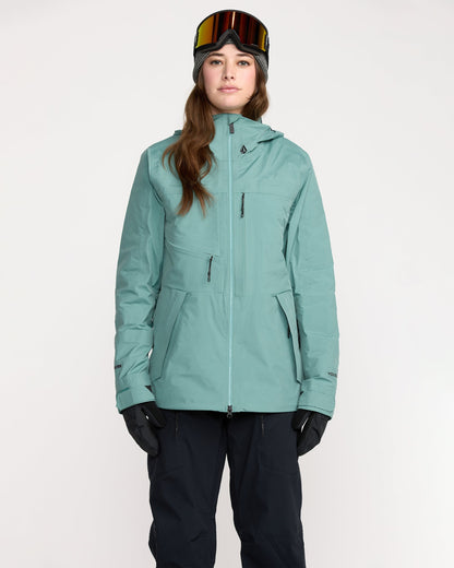 Women's Koa TDS Infared Gore-Tex Jacket-Arctic Blue-Volcom
