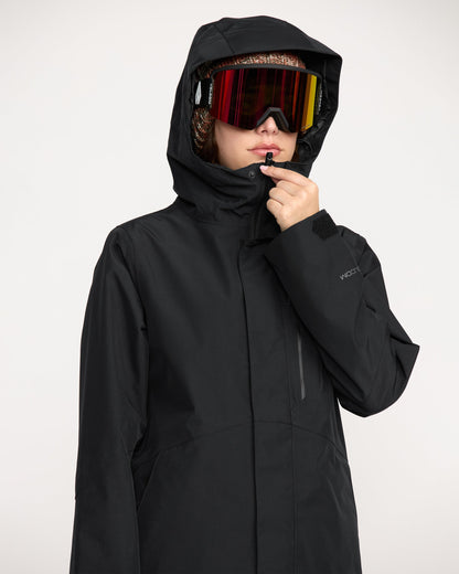 Women's V.Co Tech Eras Gore-Tex Insulated Jacket-Black-Volcom