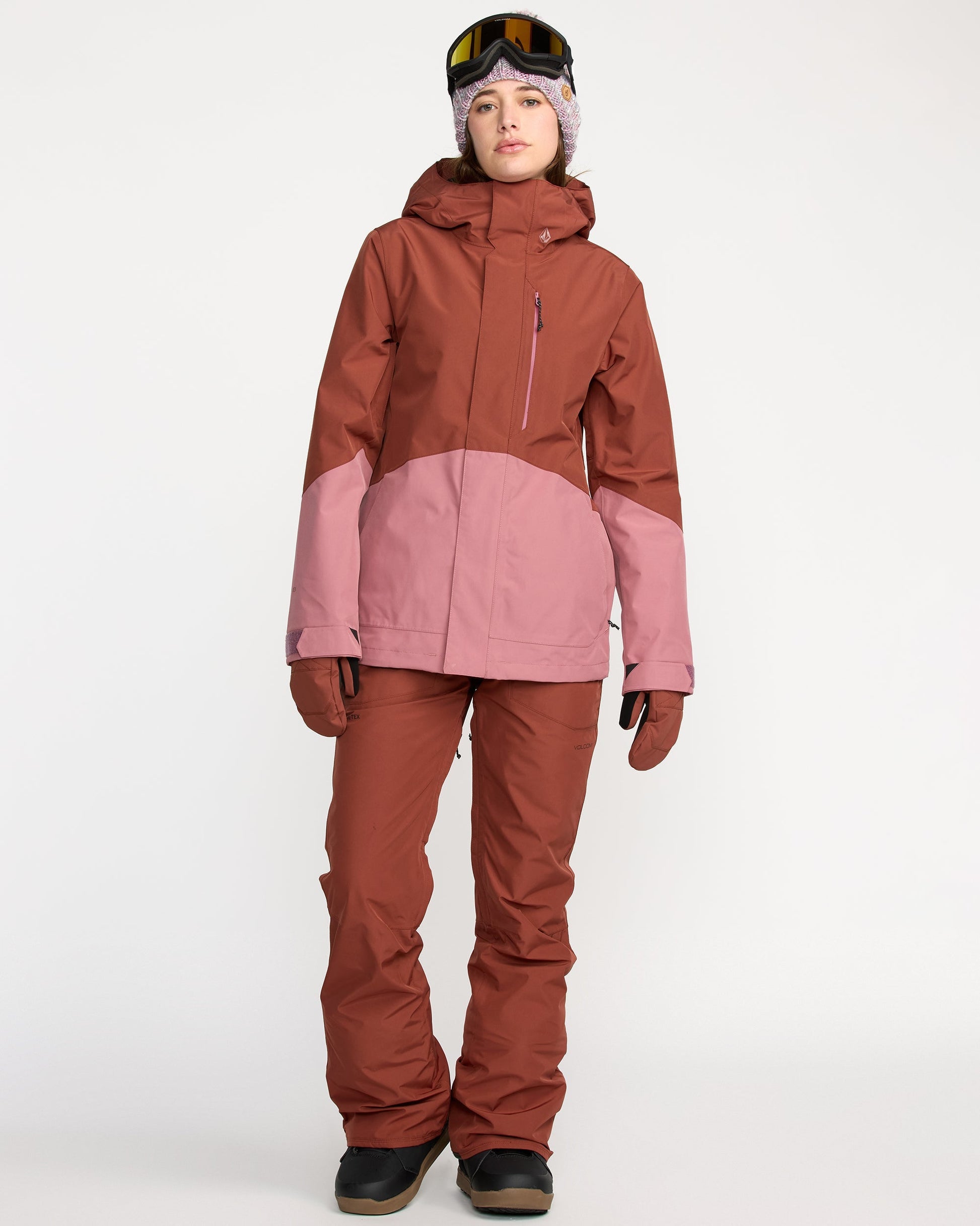 Volcom Women's V.Co Tech Eras Gore-Tex Insulated Jacket Henna