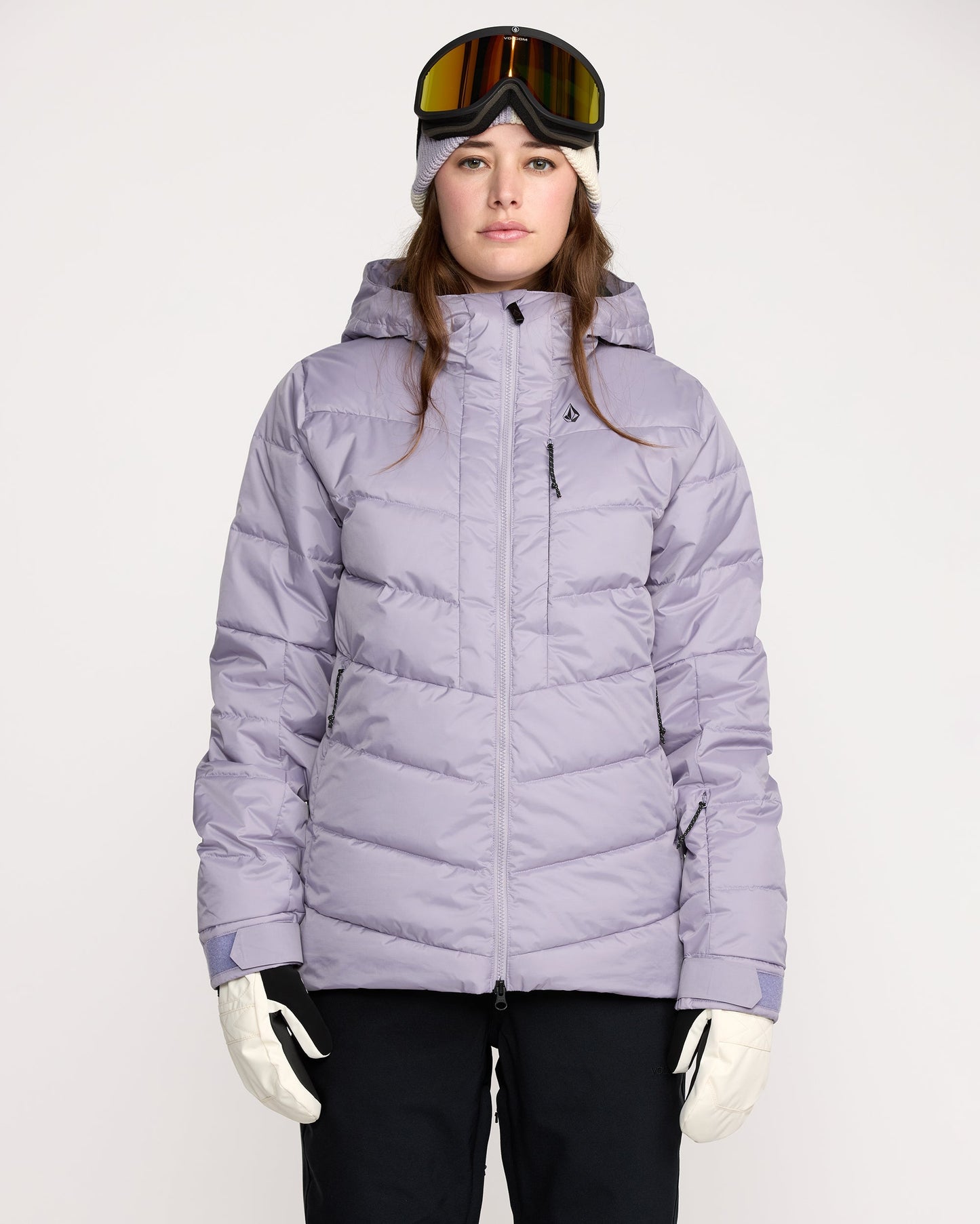 Women's Estes Puff Jacket-Lavender Aura-Volcom