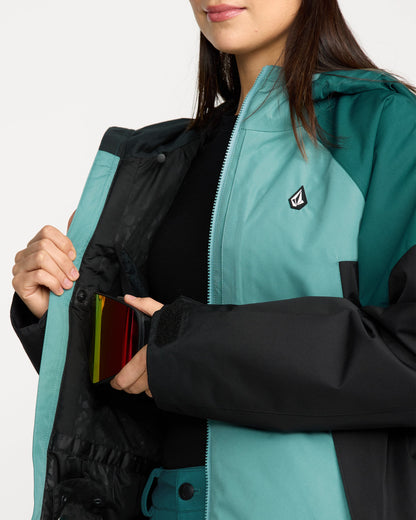 Women's Agate Insulated Jacket-Arctic Blue-Volcom