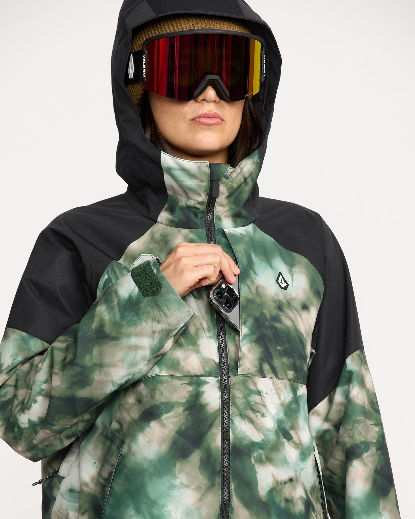 Women's Agate Insulated Jacket-Shamrock Heather-Volcom