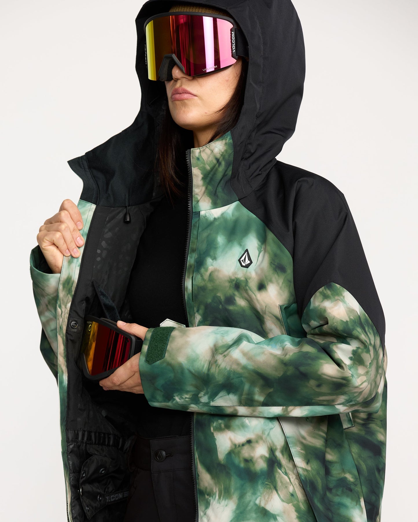 Women's Agate Insulated Jacket-Shamrock Heather-Volcom