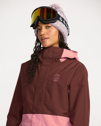 Women's Bolt Insulated Jacket-Oxblood-Volcom