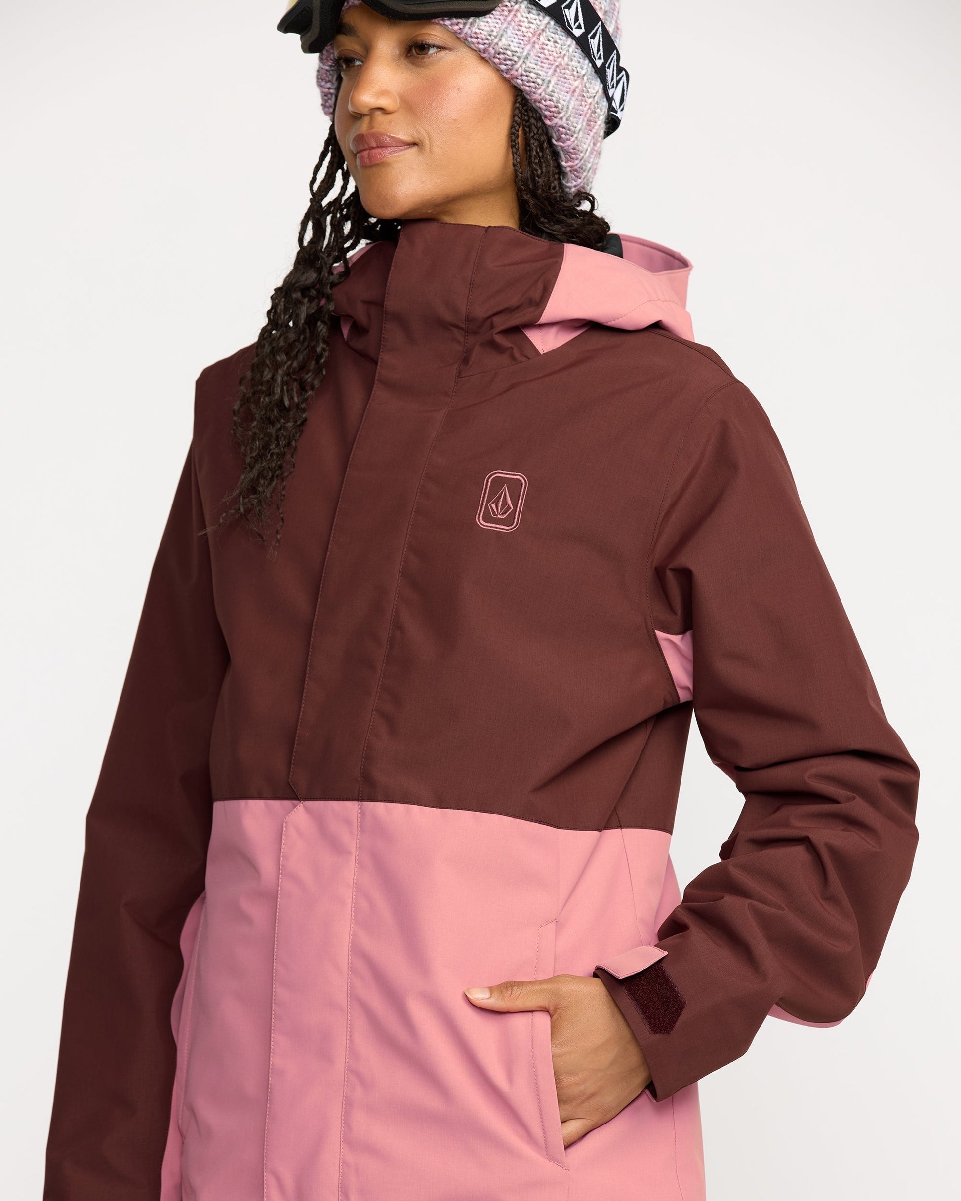 Women's Bolt Insulated Jacket-Oxblood-Volcom