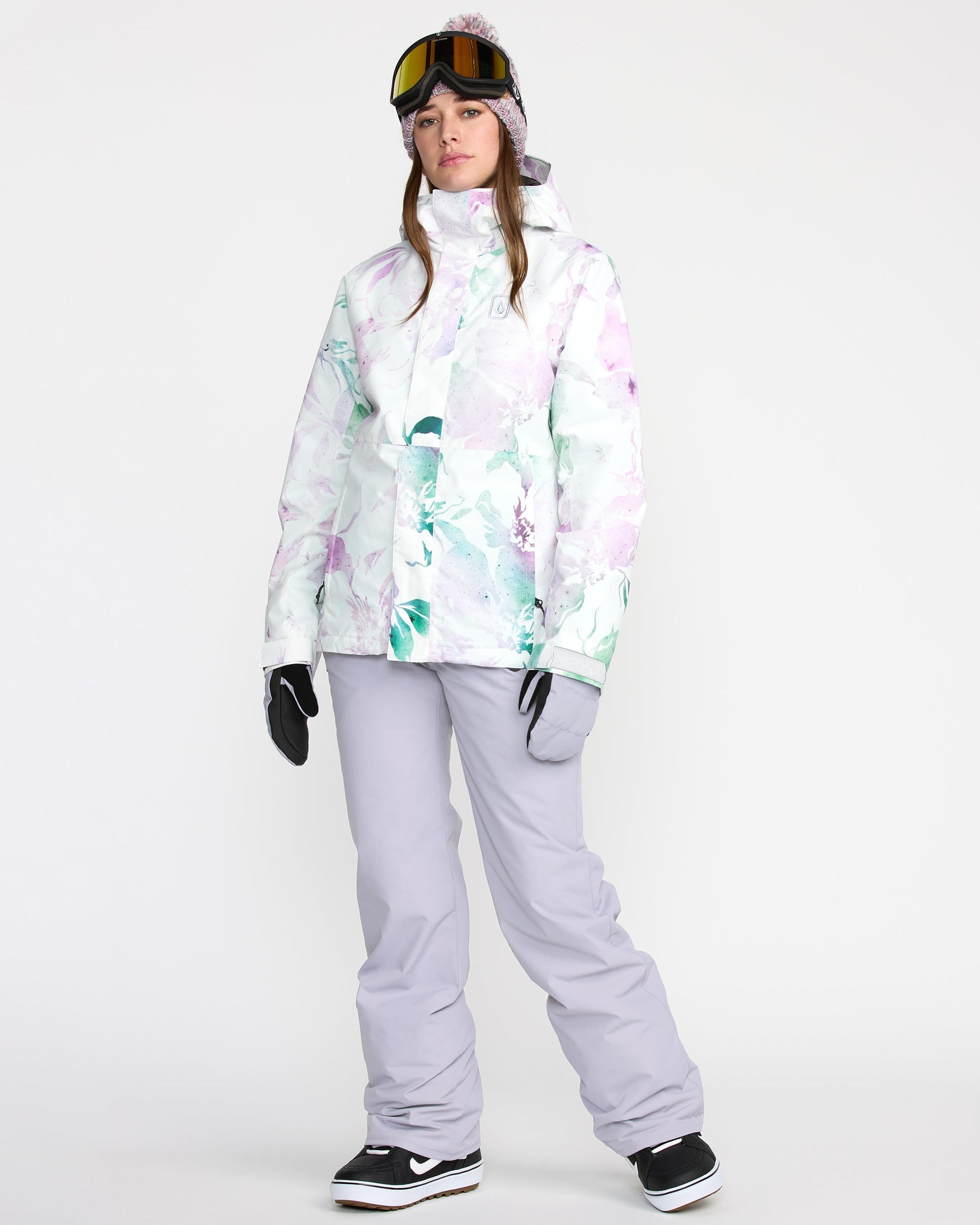 Women's Bolt Insulated Jacket-White-Volcom