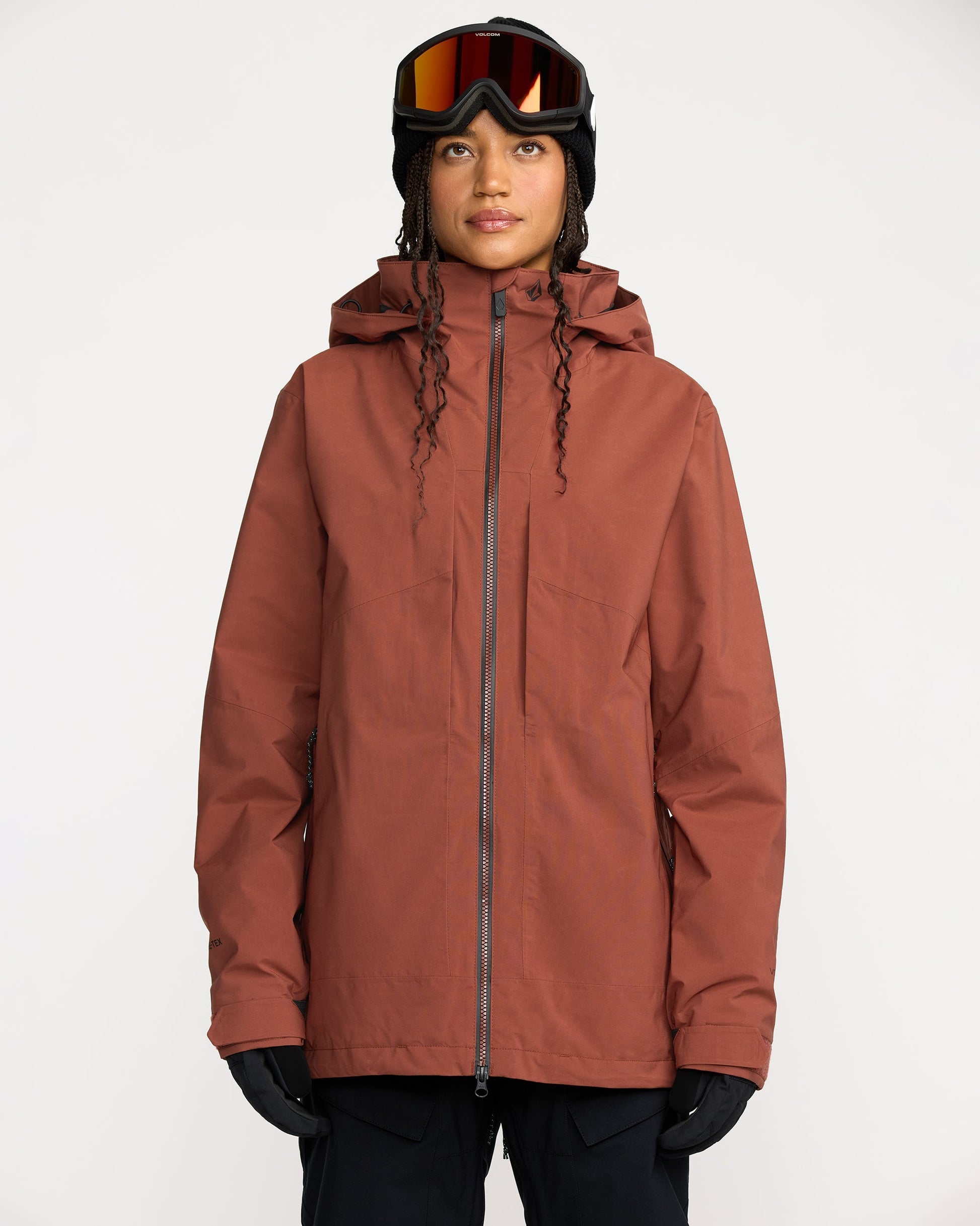 Women's Stretch Gore-Tex Jacket-Henna-Volcom