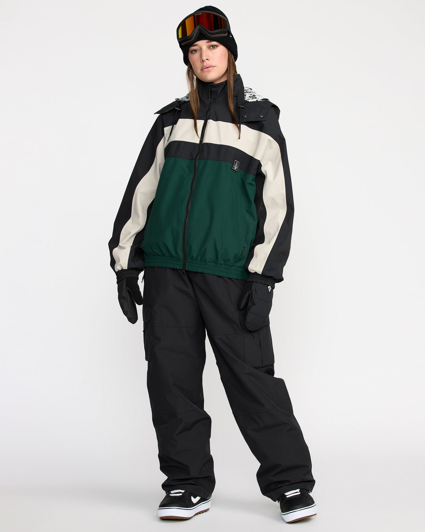 DLM Jacket-Black Green-Volcom