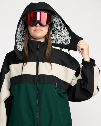 DLM Jacket-Black Green-Volcom