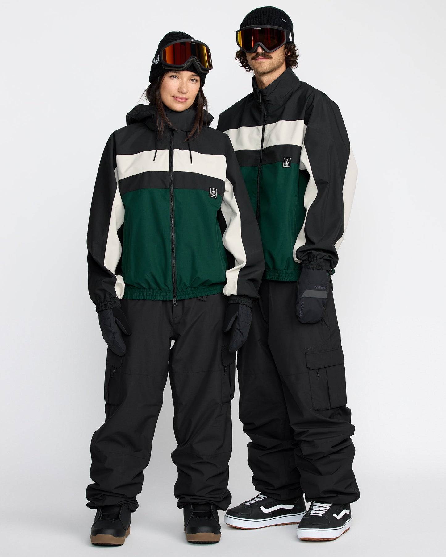 DLM Jacket-Black Green-Volcom