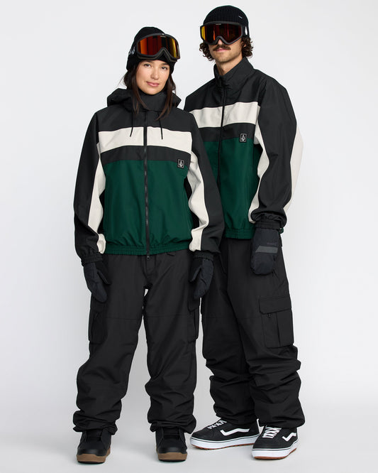 DLM Jacket-Black Green-Volcom