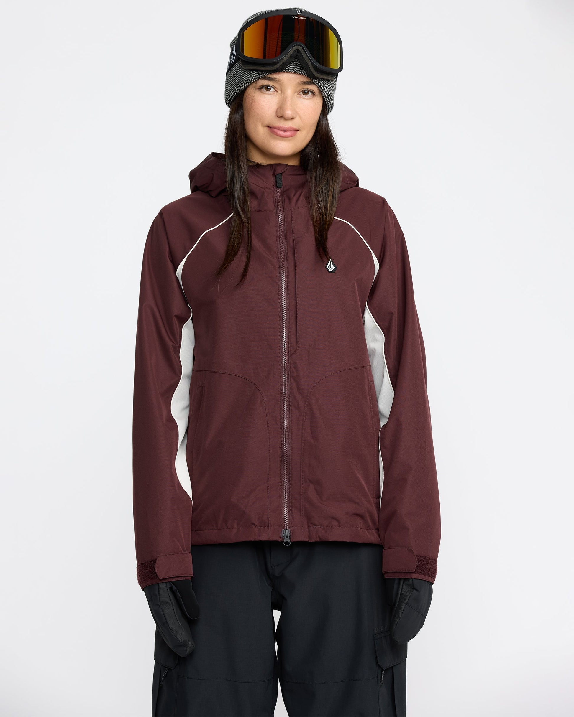 Women's Stone Smokeshow 20K Jacket-Oxblood-Volcom