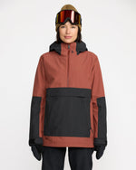 Women's Harlan Pullover-Henna-Volcom