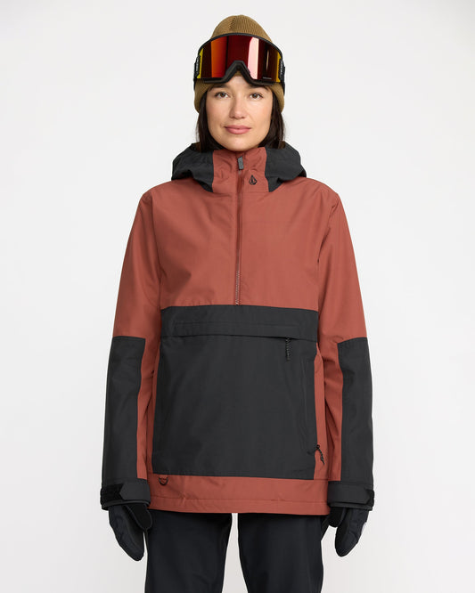 Women's Harlan Pullover-Henna-Volcom