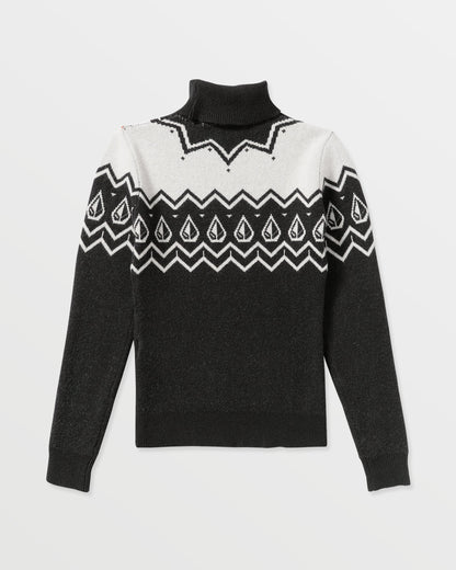 Women's Fireside Sweater-Black-Volcom