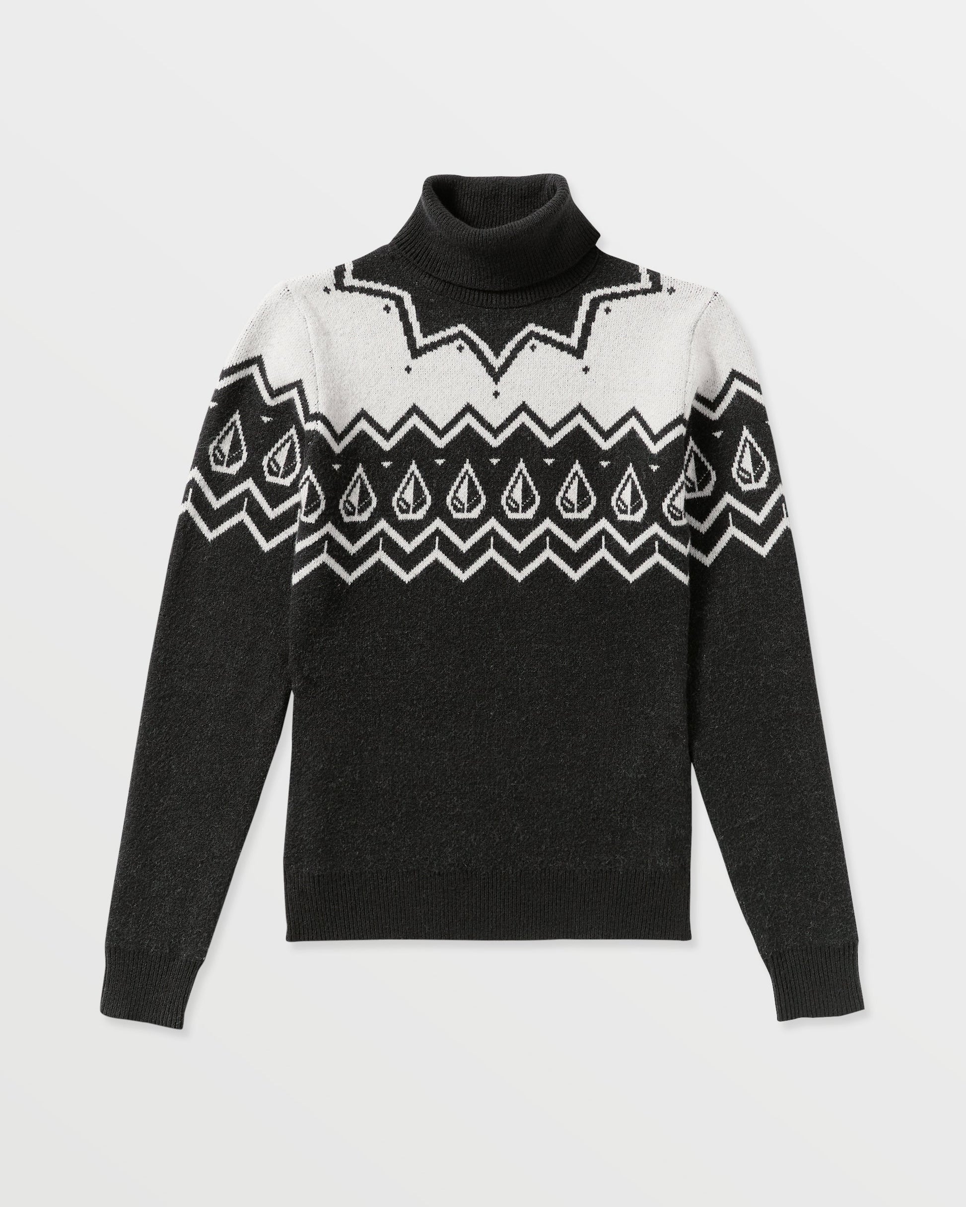 Women's Fireside Sweater-Black-Volcom