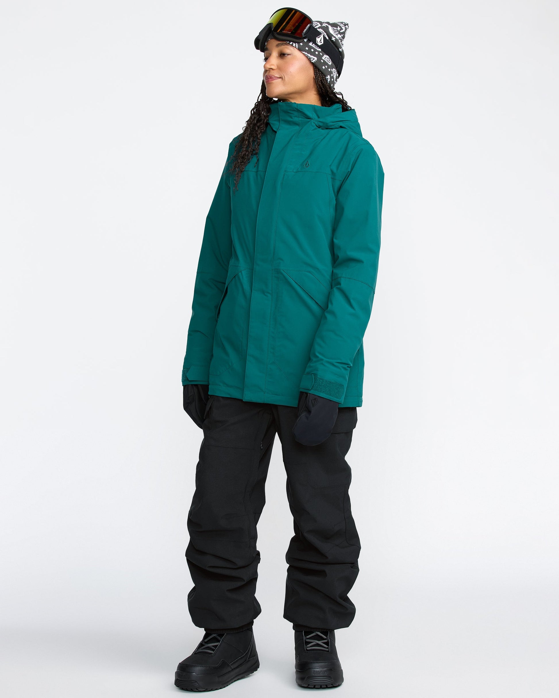 Volcom Women's Creston 3D Stretch Bib Overall Black