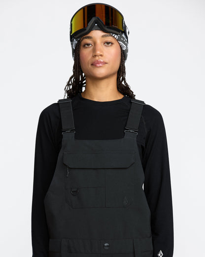 Volcom Women's Creston 3D Stretch Bib Overall Black