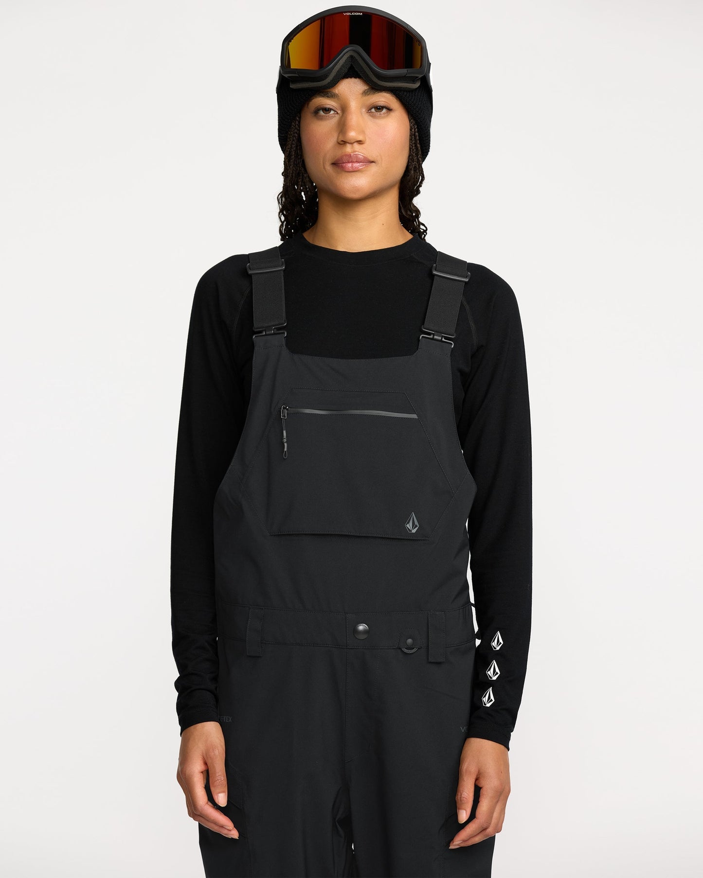 Women's Ash Stretch Gore Bib Overall