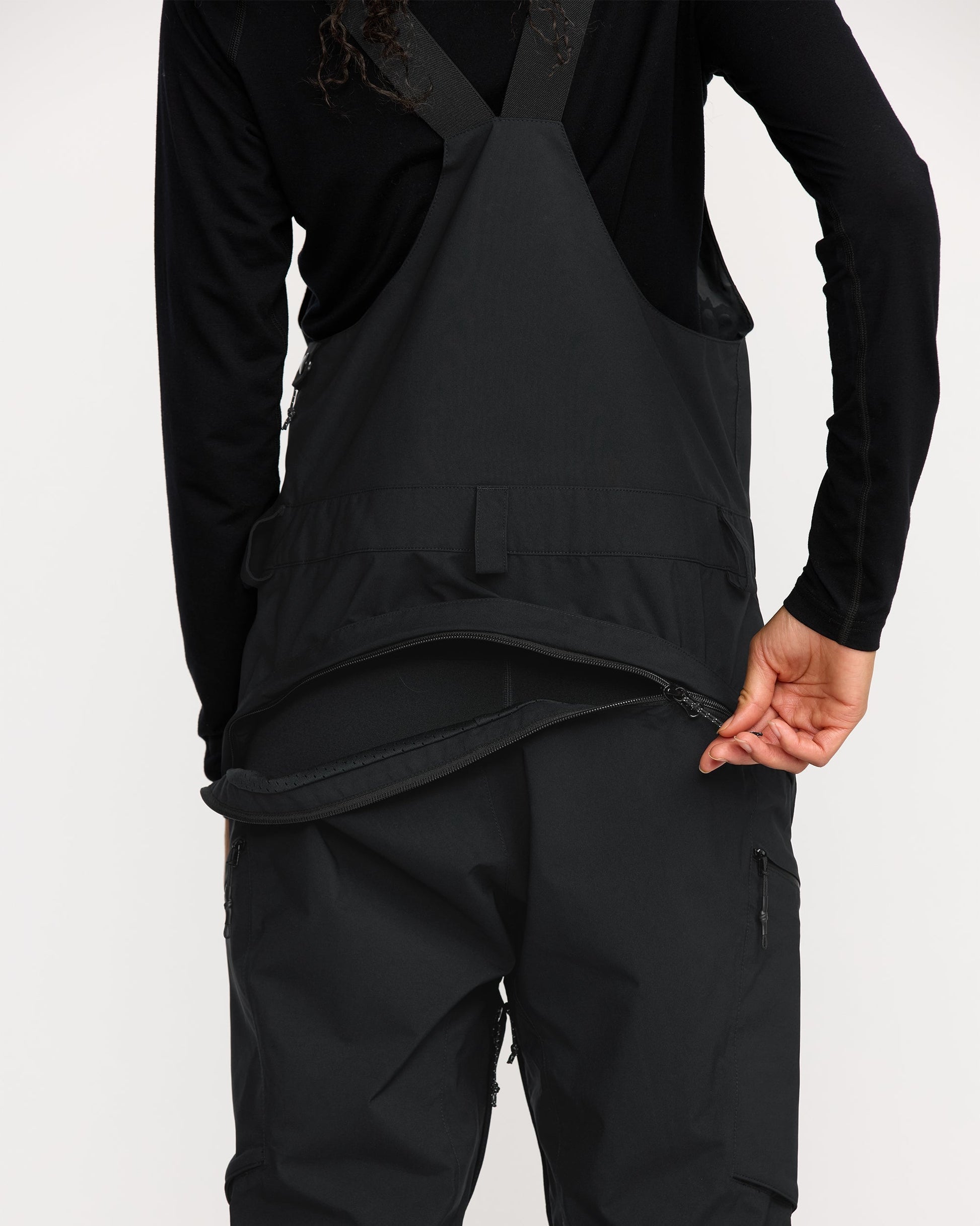 Women's Ash Stretch Gore Bib Overall