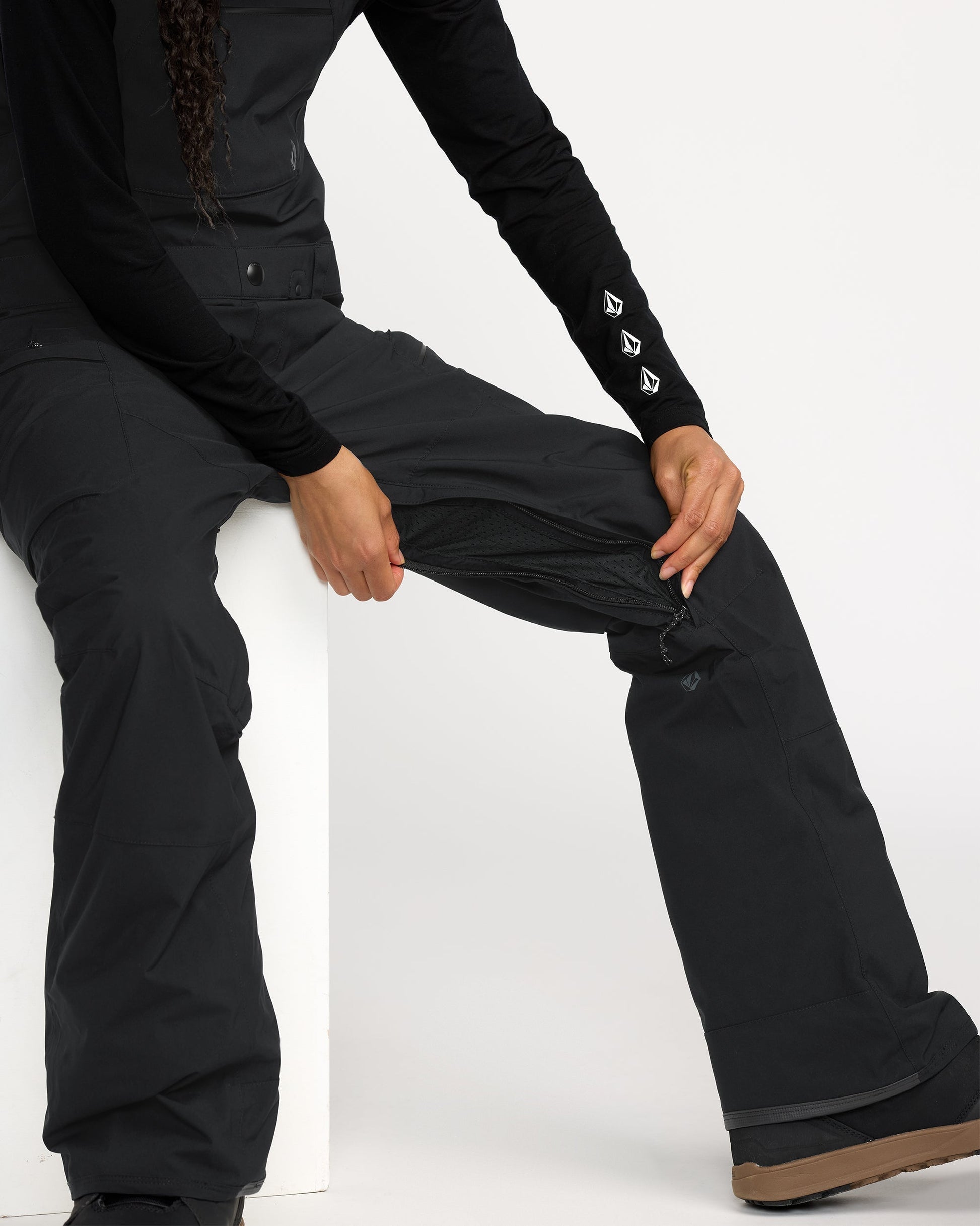 Women's Ash Stretch Gore Bib Overall