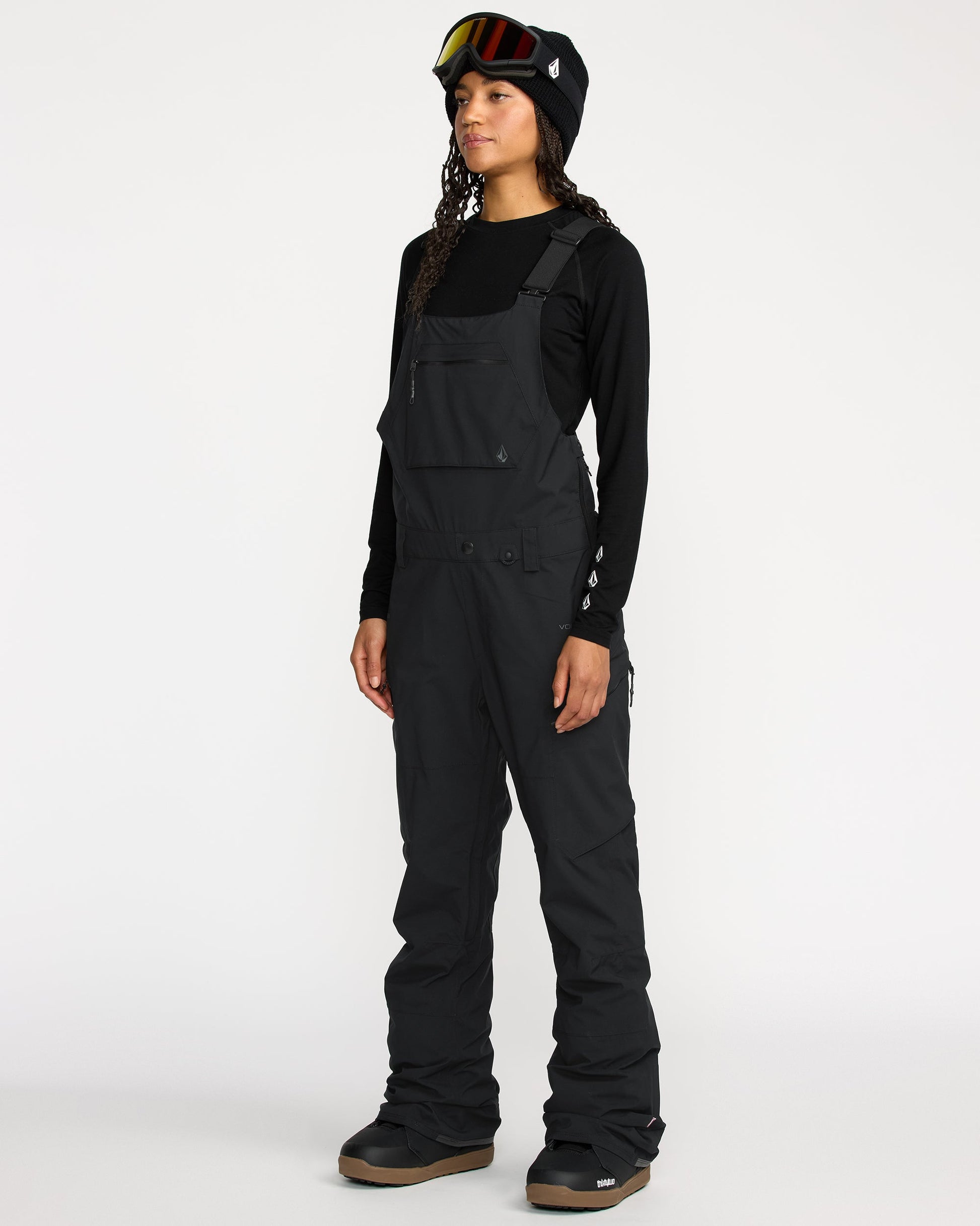 Women's Ash Stretch Gore Bib Overall